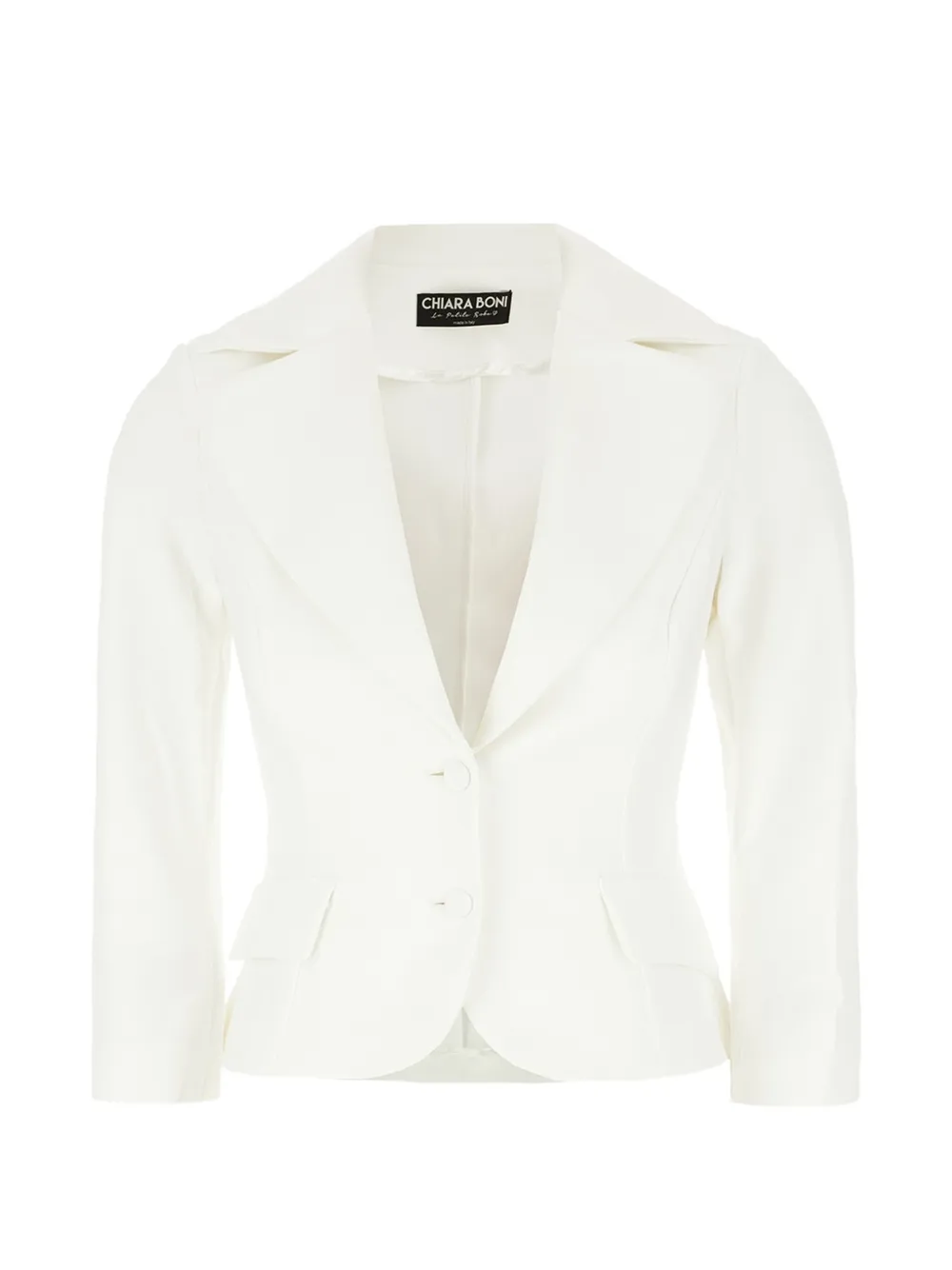 CHIARA BONI La Petite Robe Kimimela buttoned blazer - Bianco