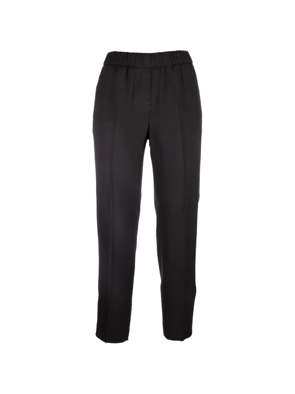 Peserico monili-chain elasticated-waist trousers - Nero