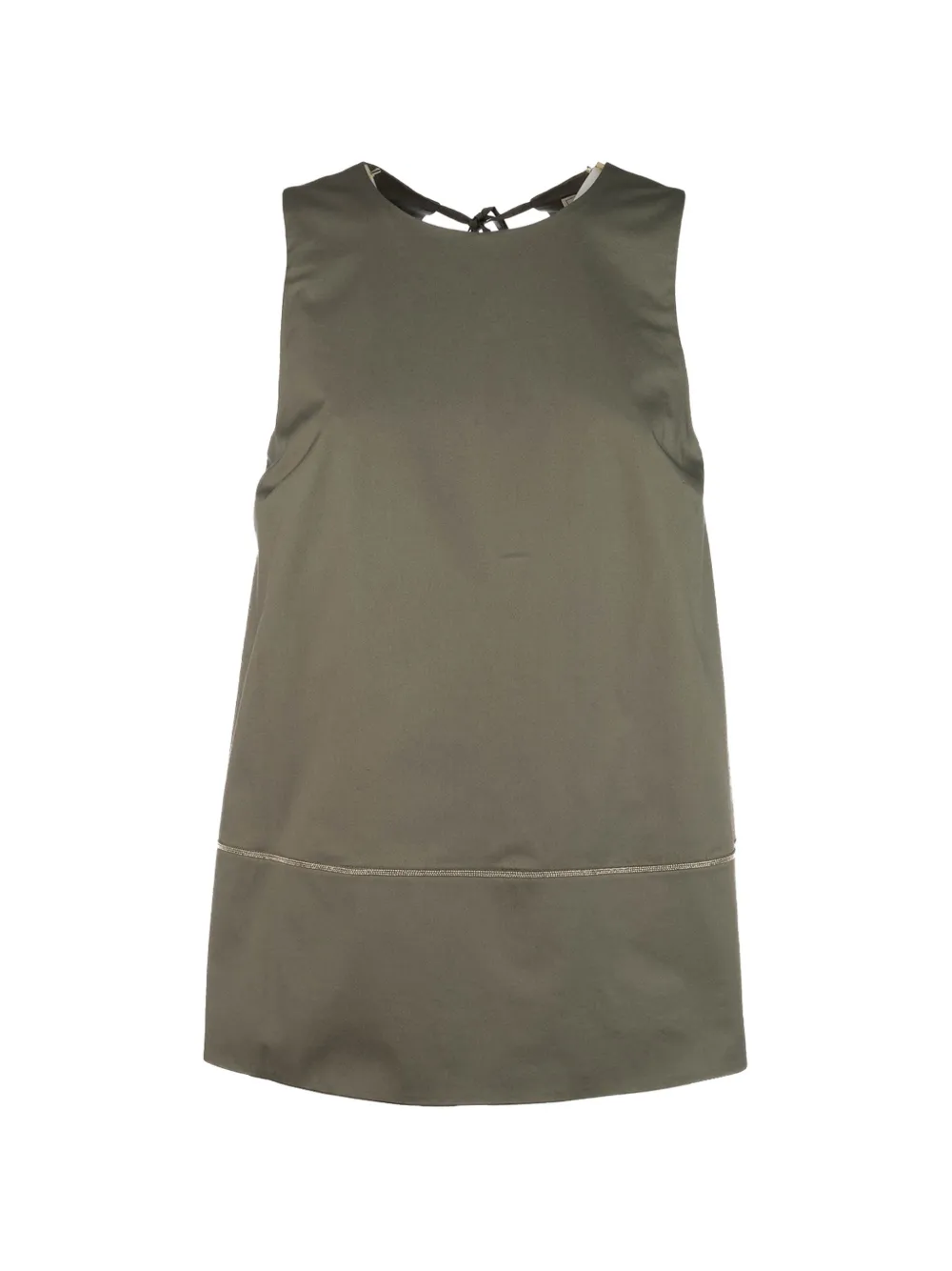 Peserico tie-fastening blouse - Verde