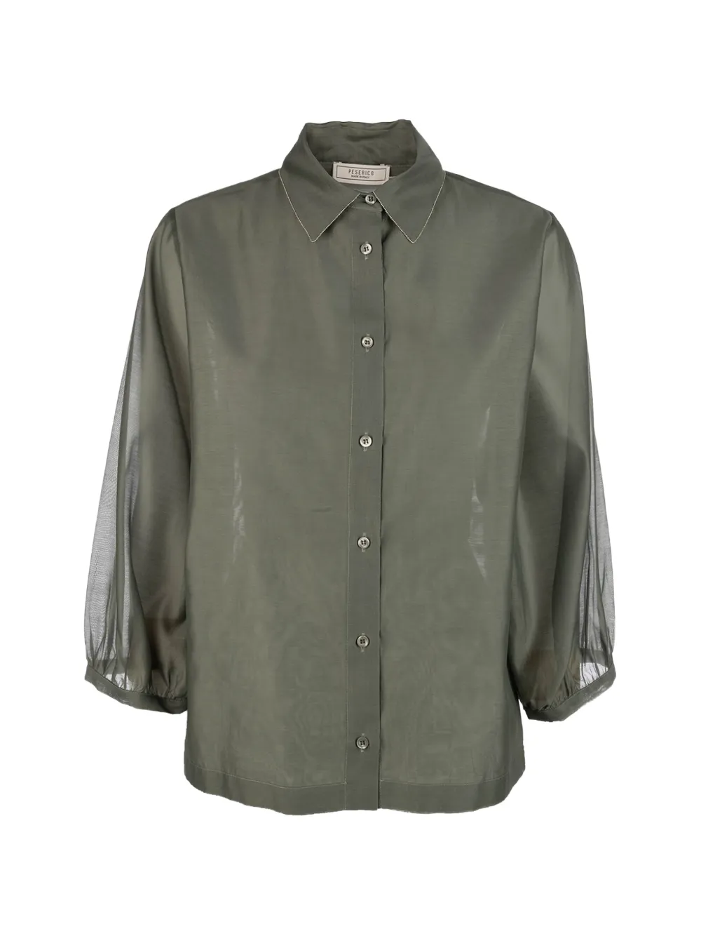 Peserico button-fastening shirt - Verde