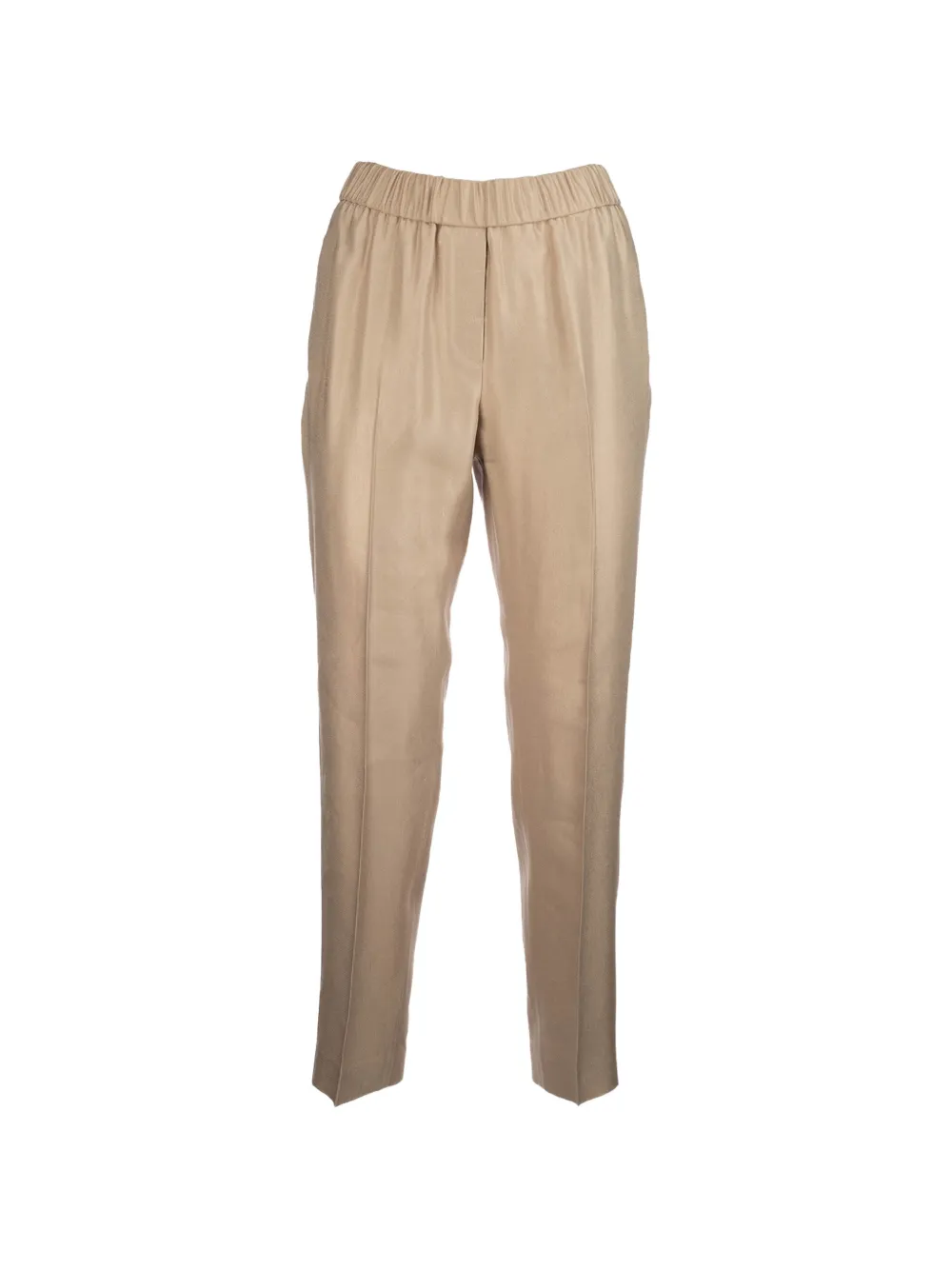 Peserico elastic-waistband trousers - Toni neutri