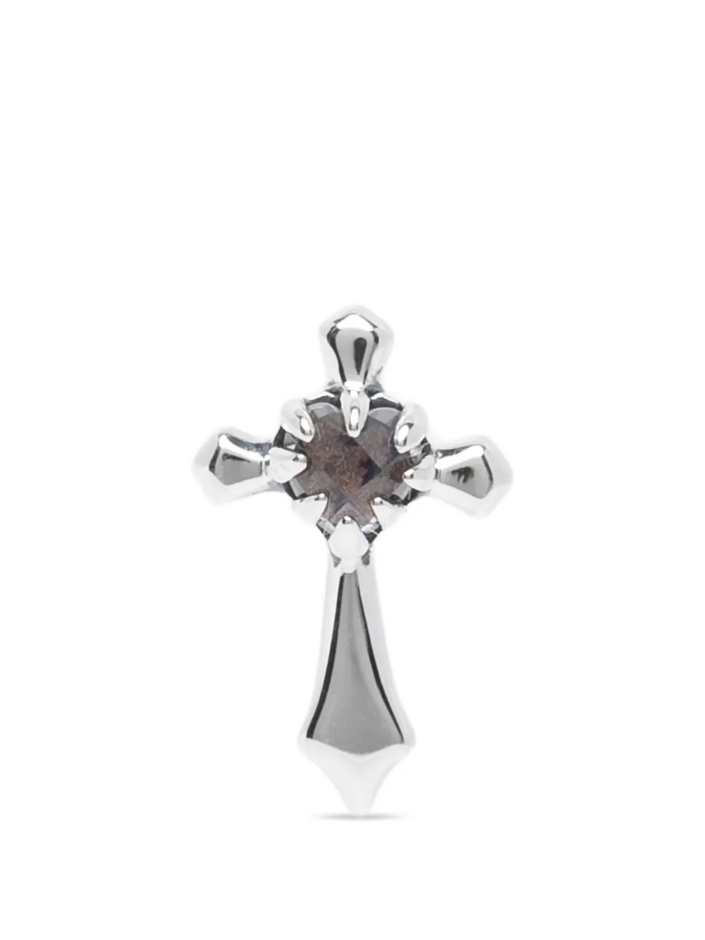 Stolen Girlfriends Club Gothic Cross earrings - Silber