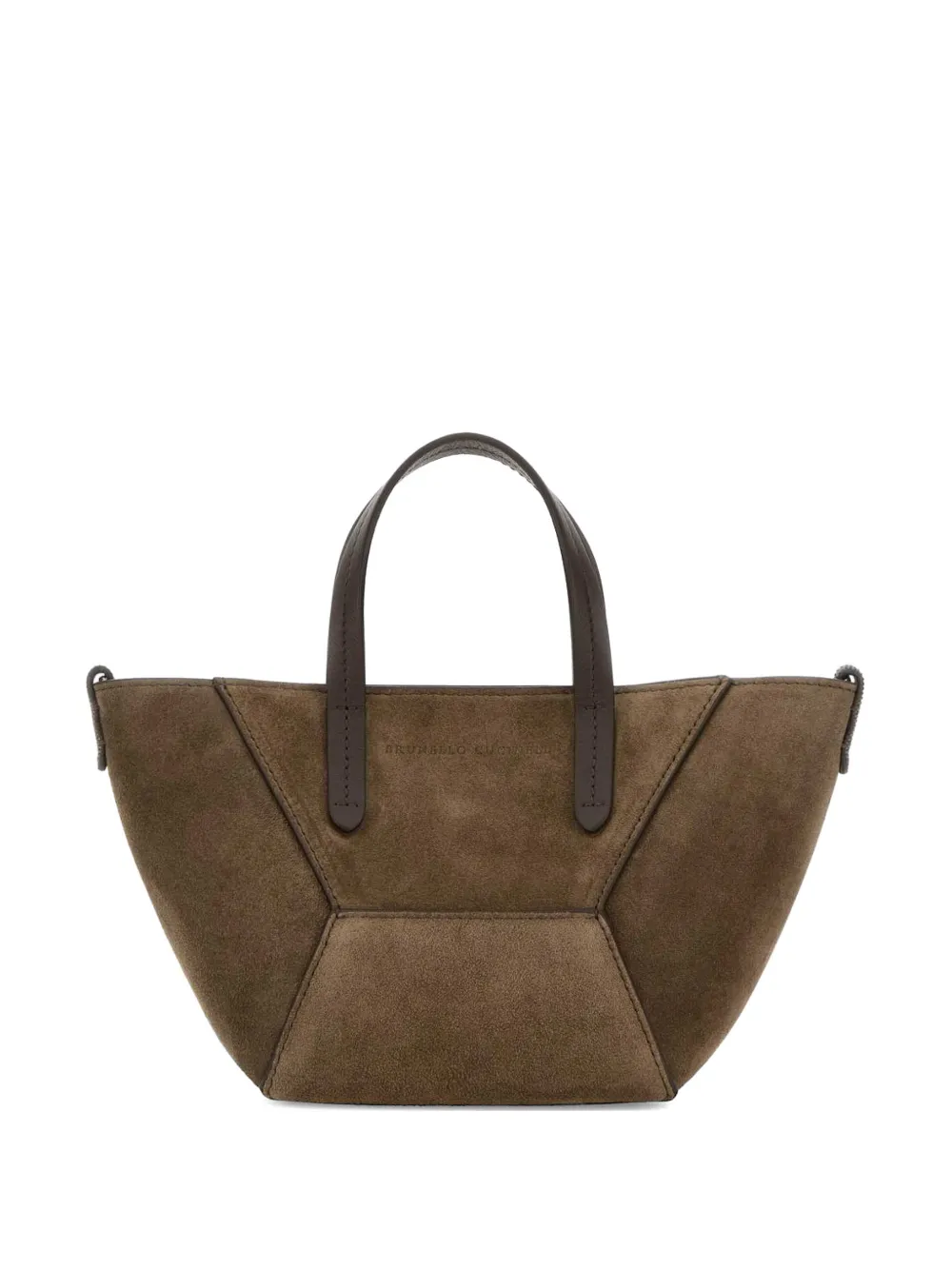 Brunello Cucinelli suede handbag - Marrone