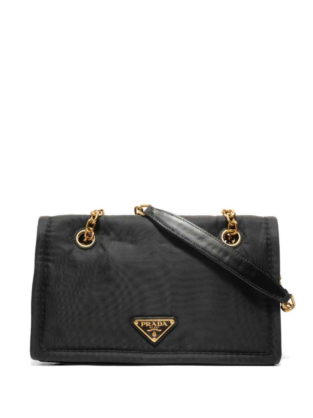 Prada Pre-Owned 2010s flap chain shoulder bag - Nero