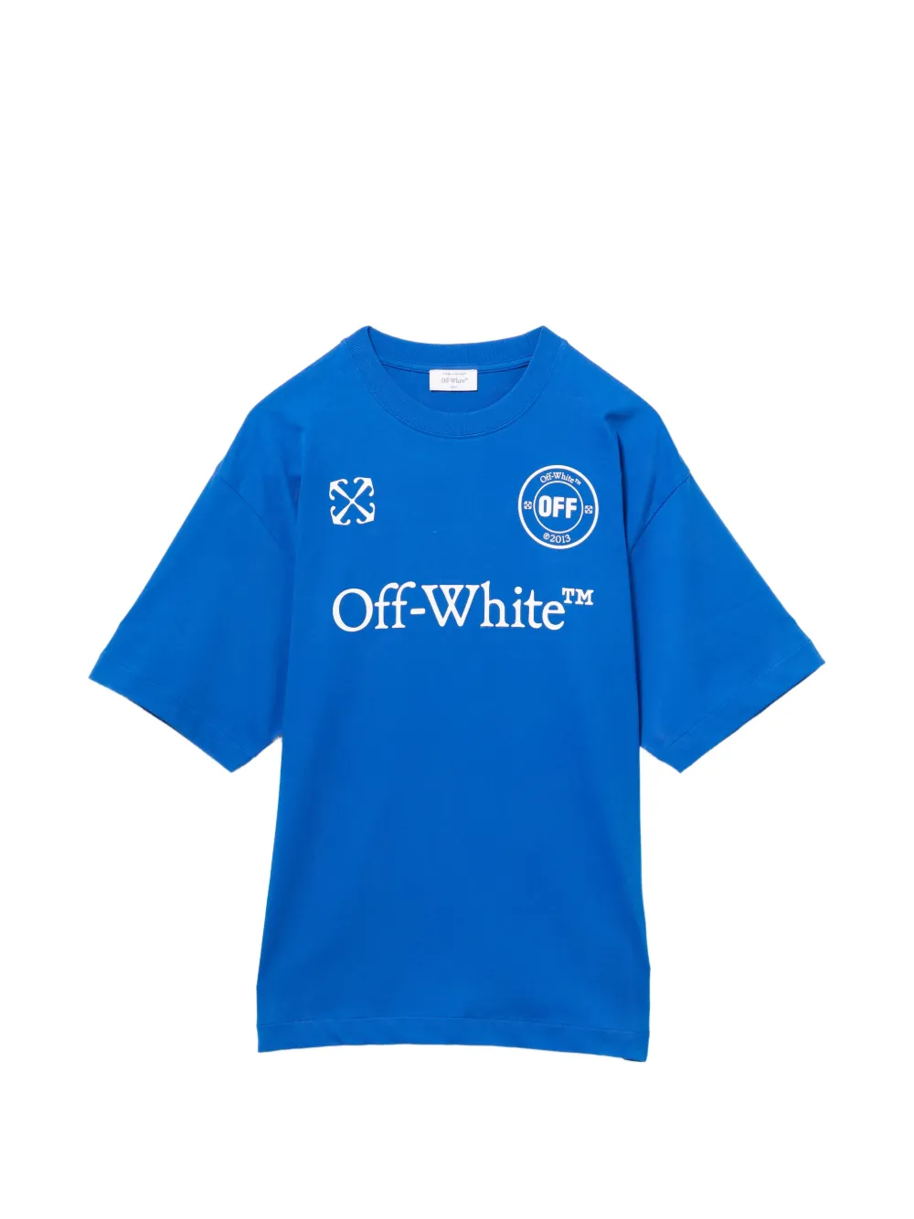 Off-White T-shirt con stampa Arrow - Blu