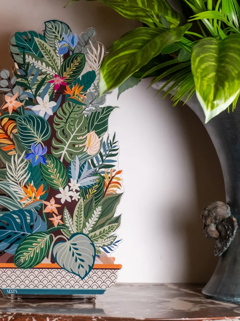  Vesta Diffuseur Eden Maxi à Fleurs - Vert 