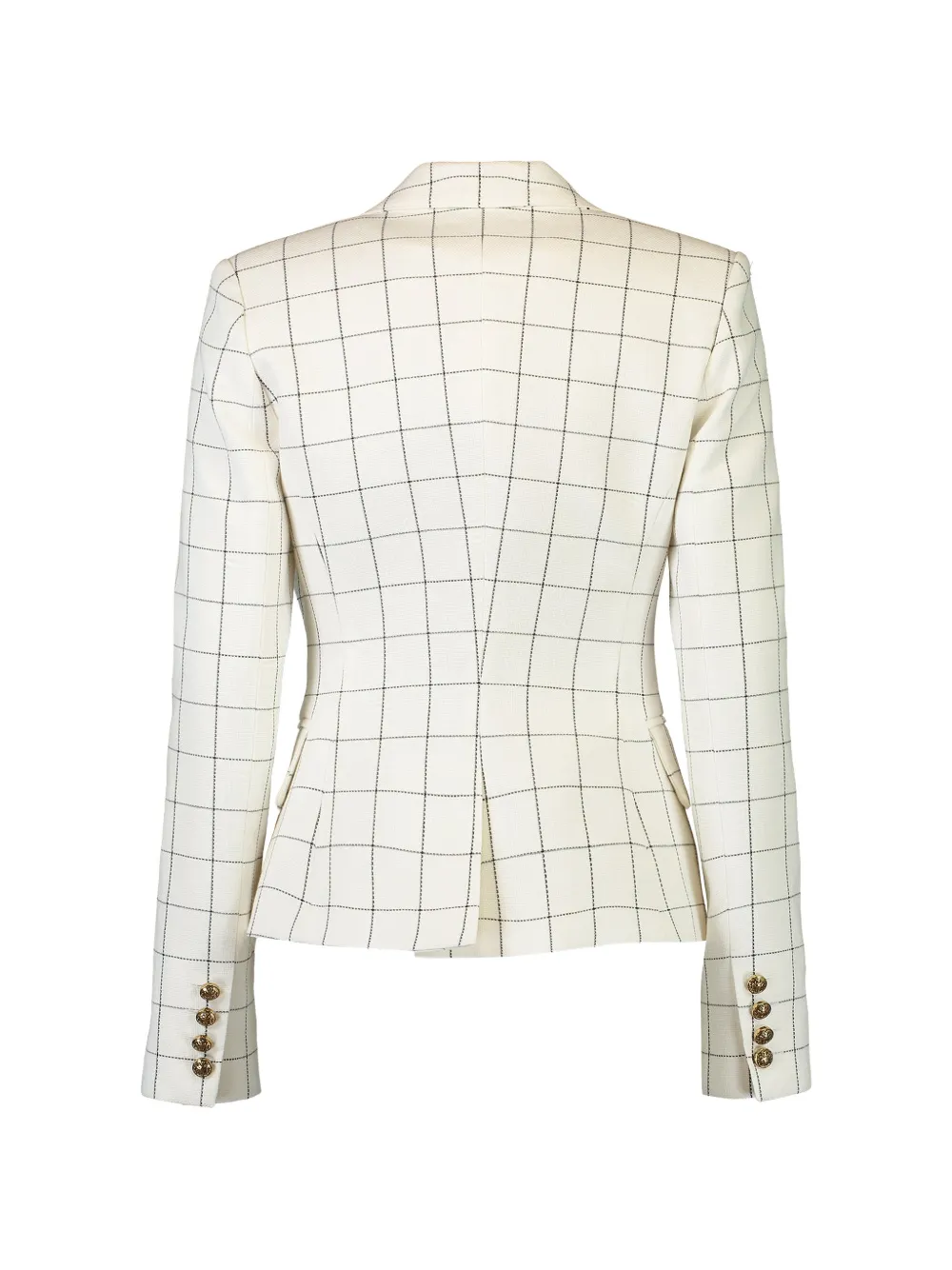 Smythe Mini Not blazer met dubbele rij knopen Wit