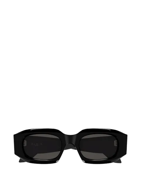azzedine alaïa rectangular-frame sunglasses