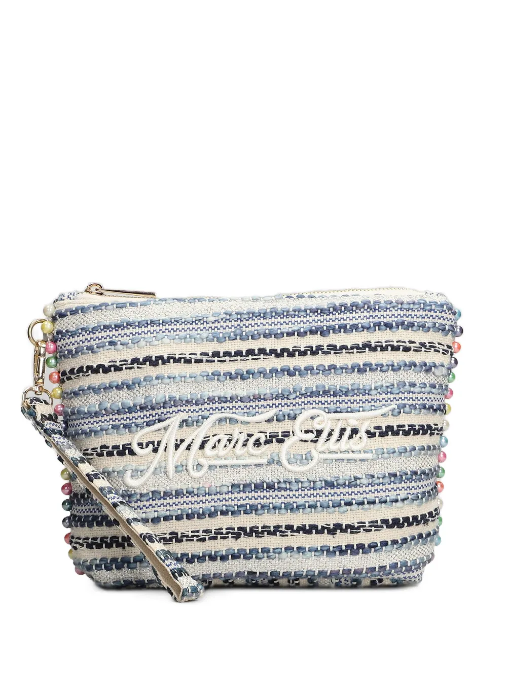Marc Ellis Clutch Cassy Indy con decorazione - Blu