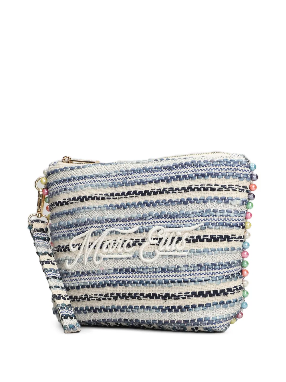 Marc Ellis Cassy Indy clutch verfraaid met kralen Blauw