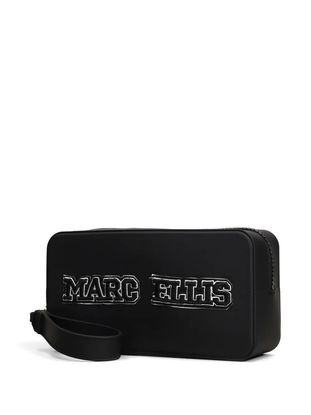 Marc Ellis Flat Sponge clutch met logopatch Zwart