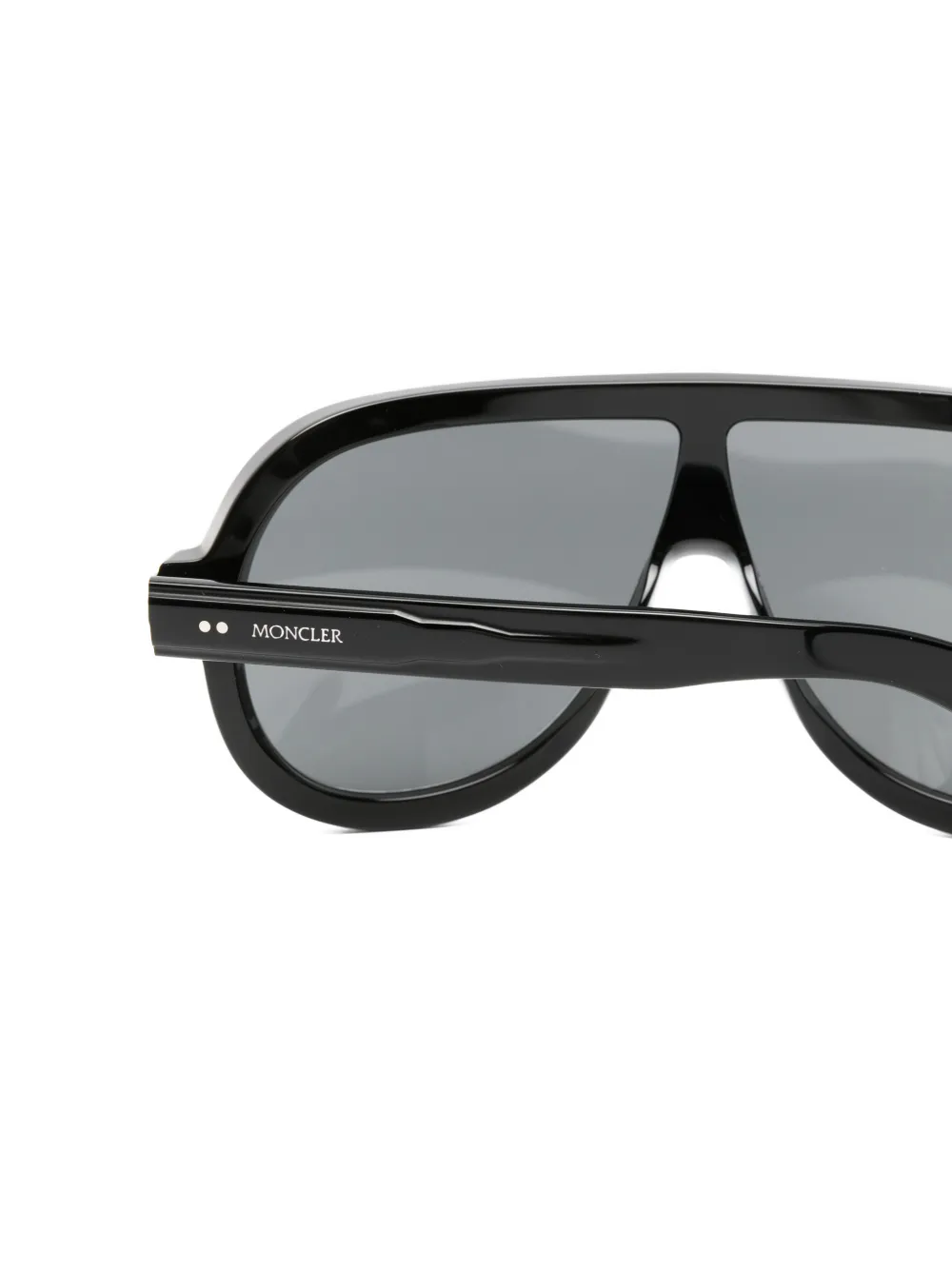 Moncler Eyewear Sunsette zonnebril met piloten montuur Zwart