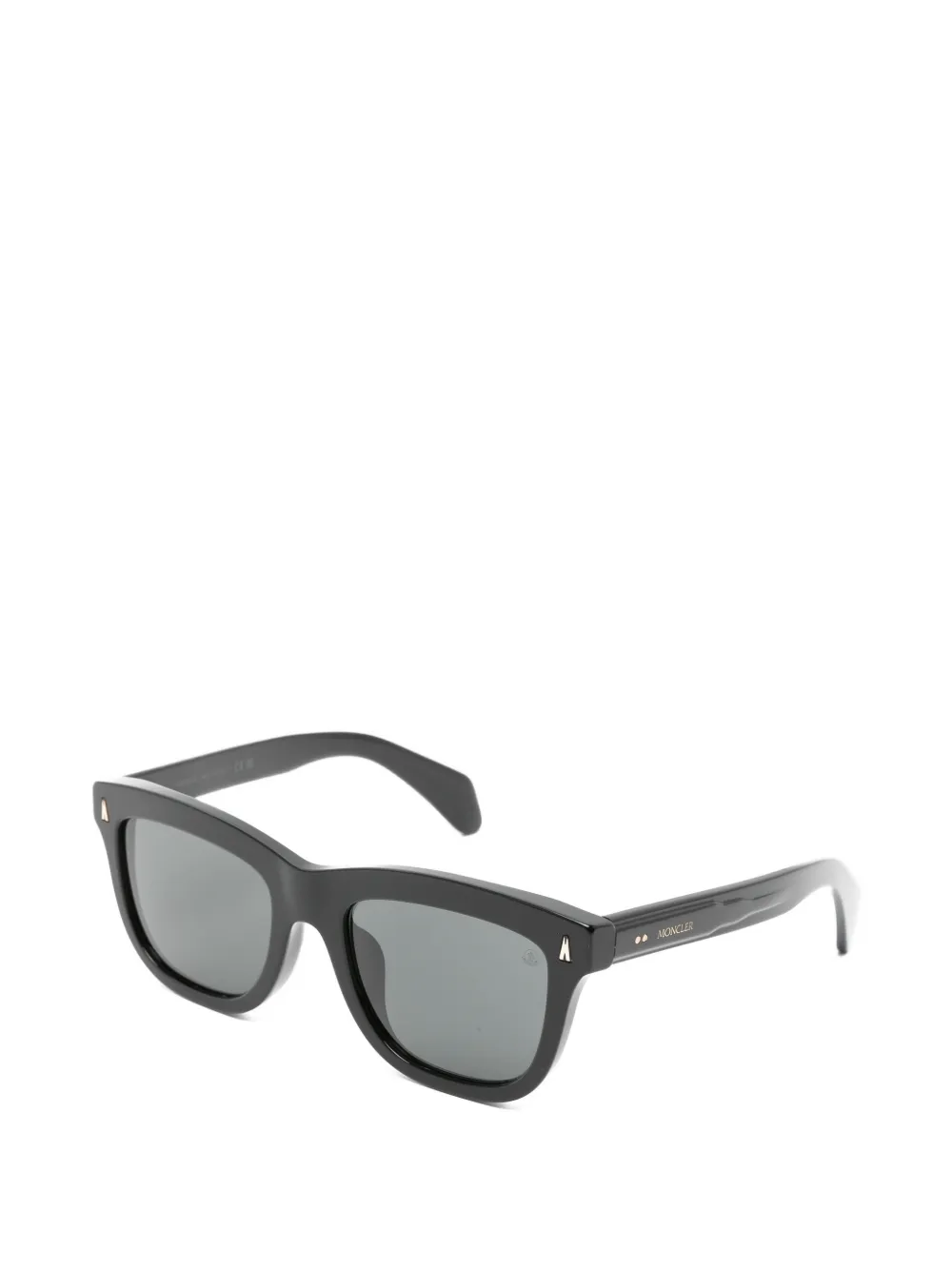 Moncler Eyewear Bronzz zonnebril met rechthoekig montuur Zwart