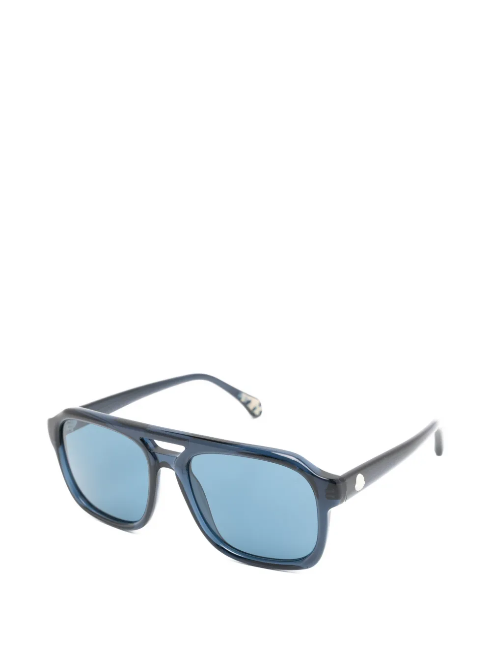 Moncler Eyewear Vantos zonnebril met piloten montuur Blauw