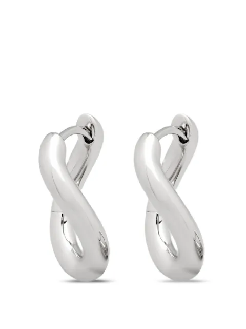 Tom Wood medium River hoop earrings