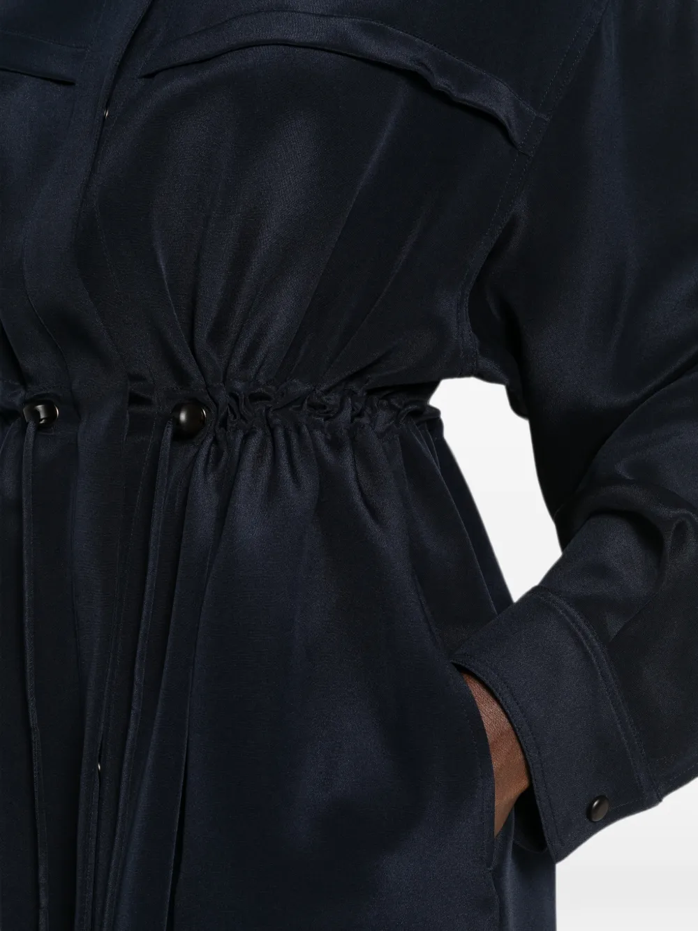 Max Mara Jack met capuchon Blauw