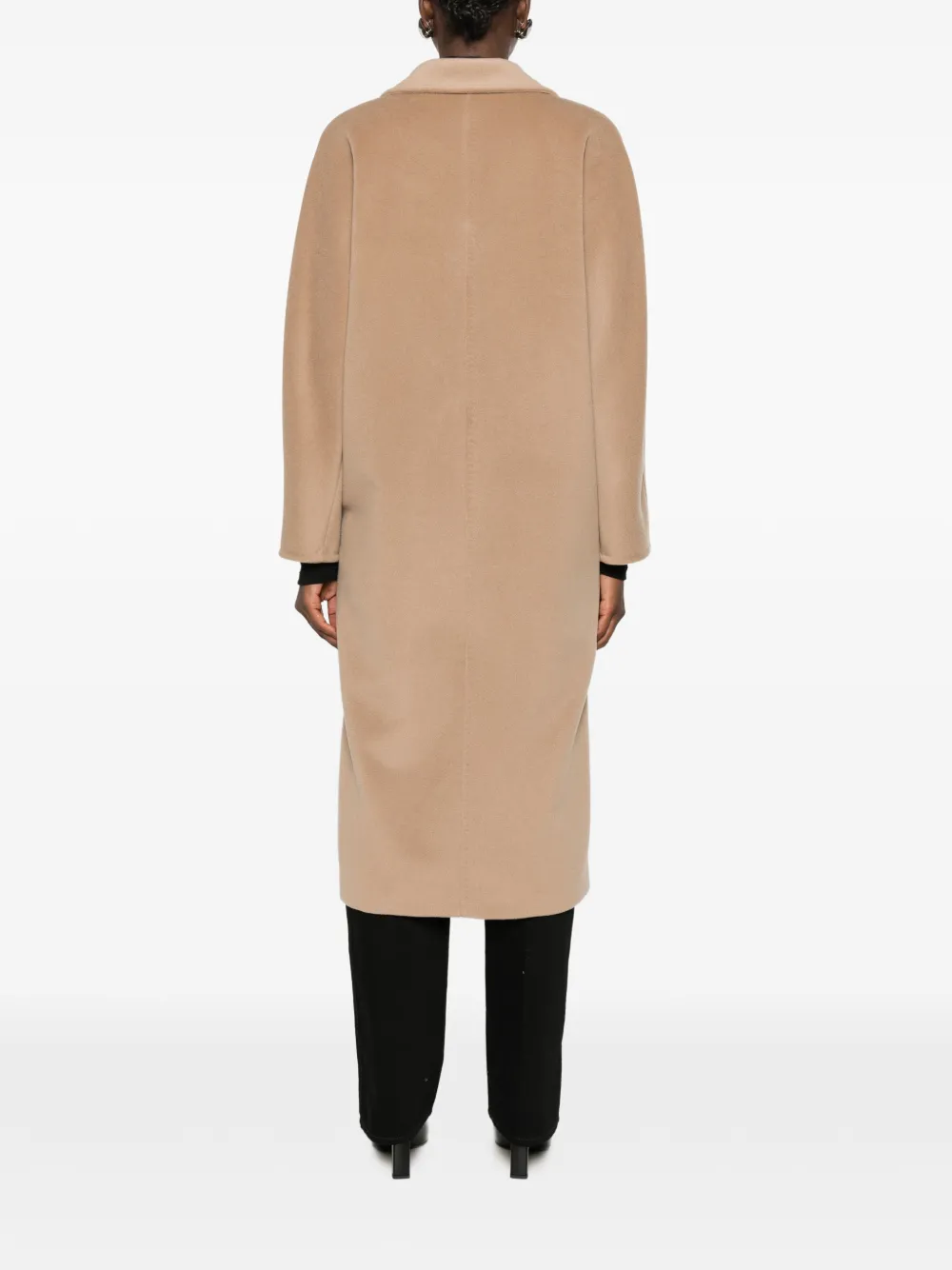 Max Mara Jas met dubbele rij knopen Bruin