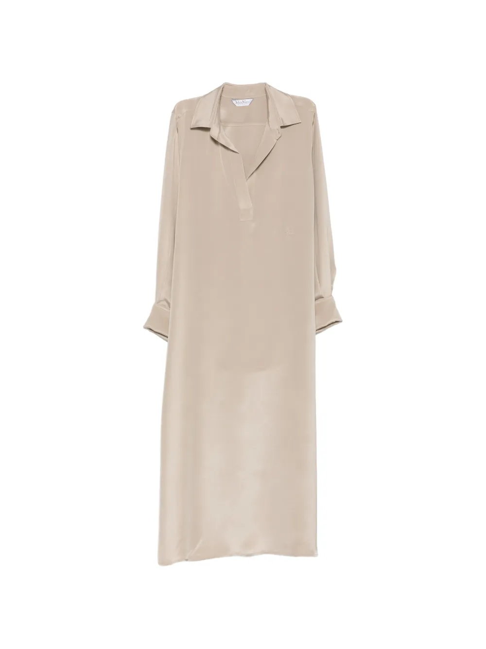 Max Mara Abito midi Gambero a maniche lunghe - Toni neutri