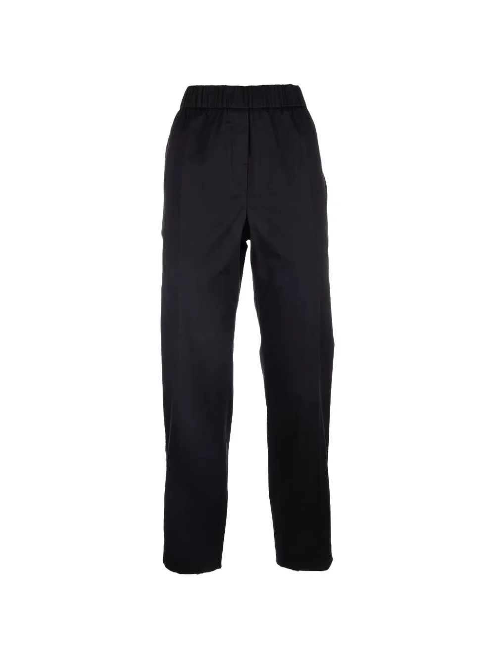 Peserico monili-chain elasticated-waistband trousers - Nero