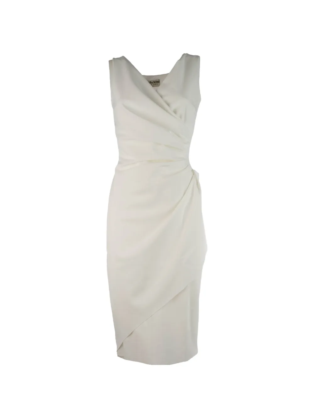 CHIARA BONI La Petite Robe Charisse draped dress - Bianco