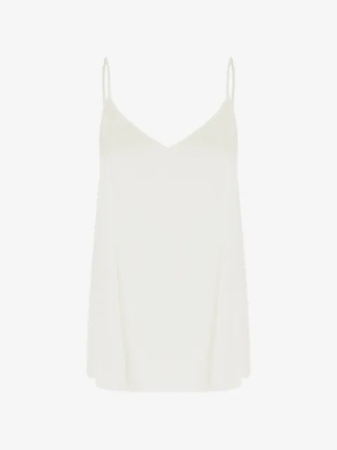 Antonelli spaghetti-strap V-neck top