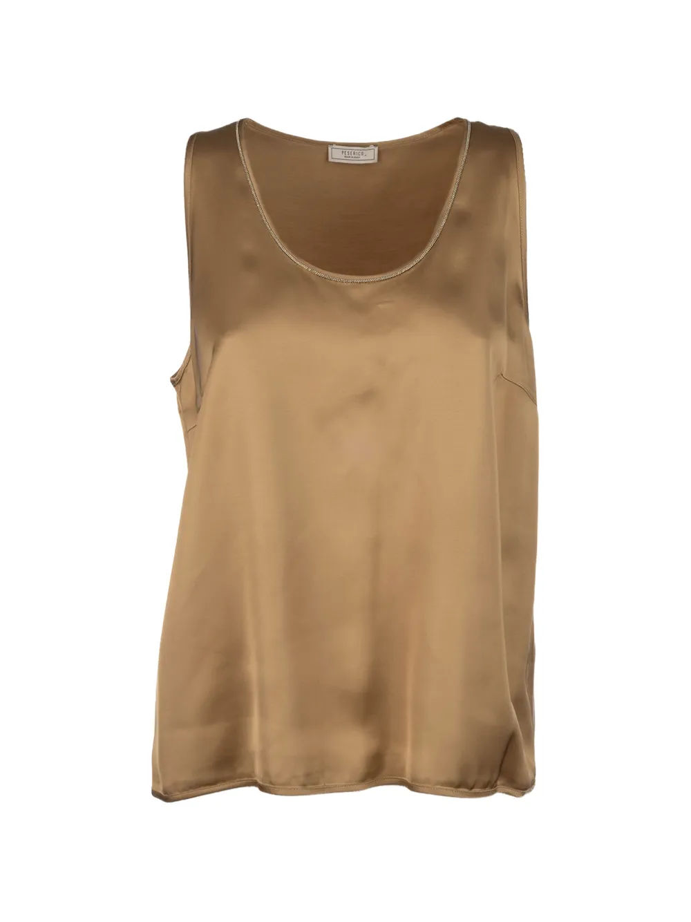 Peserico chain-trim top - Oro