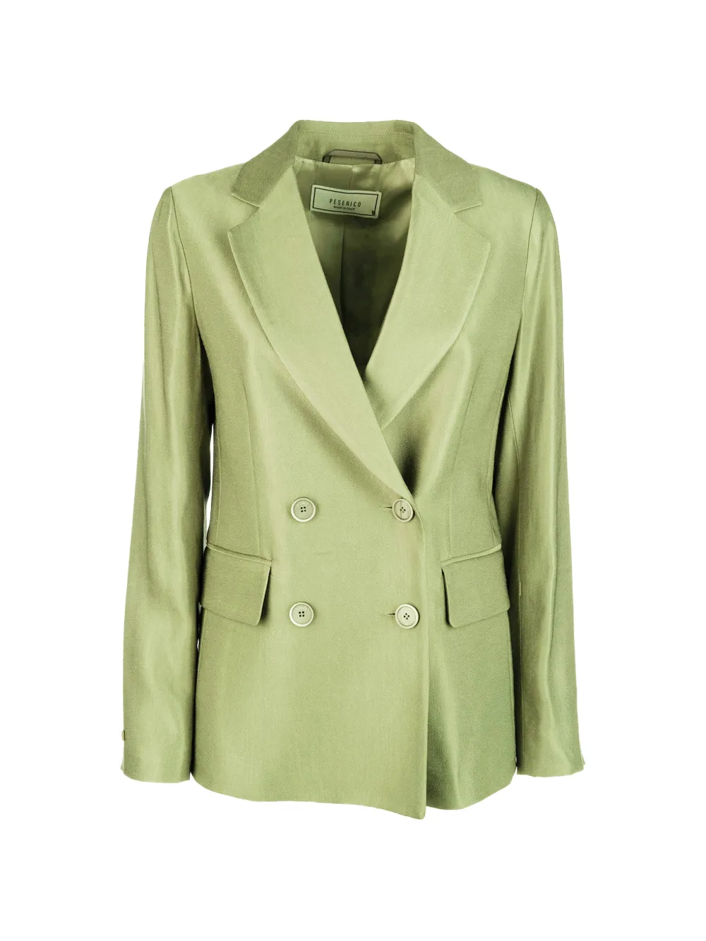 Peserico double-breasted blazer - Verde