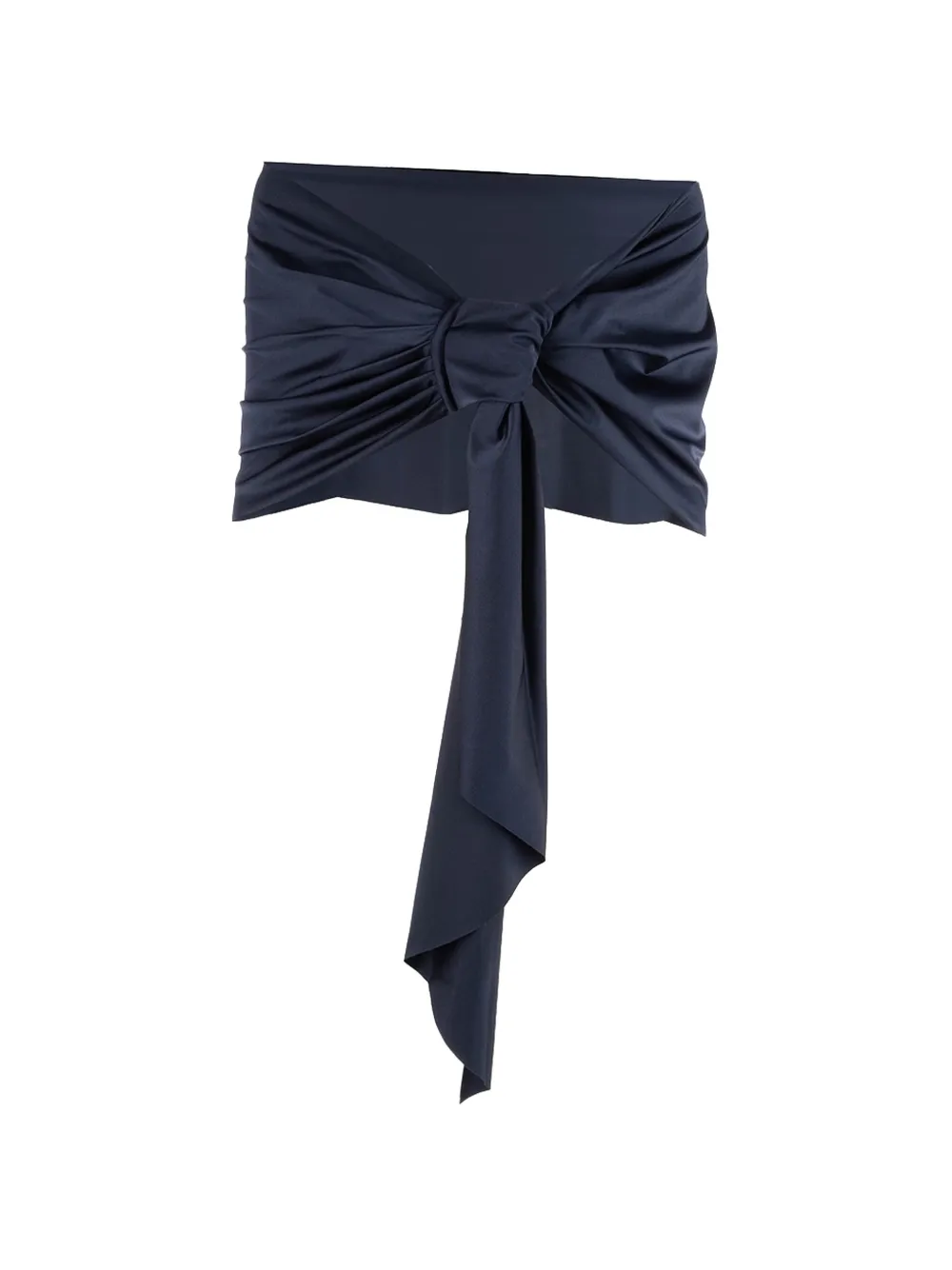 CHIARA BONI La Petite Robe Eva knot stole - Blu
