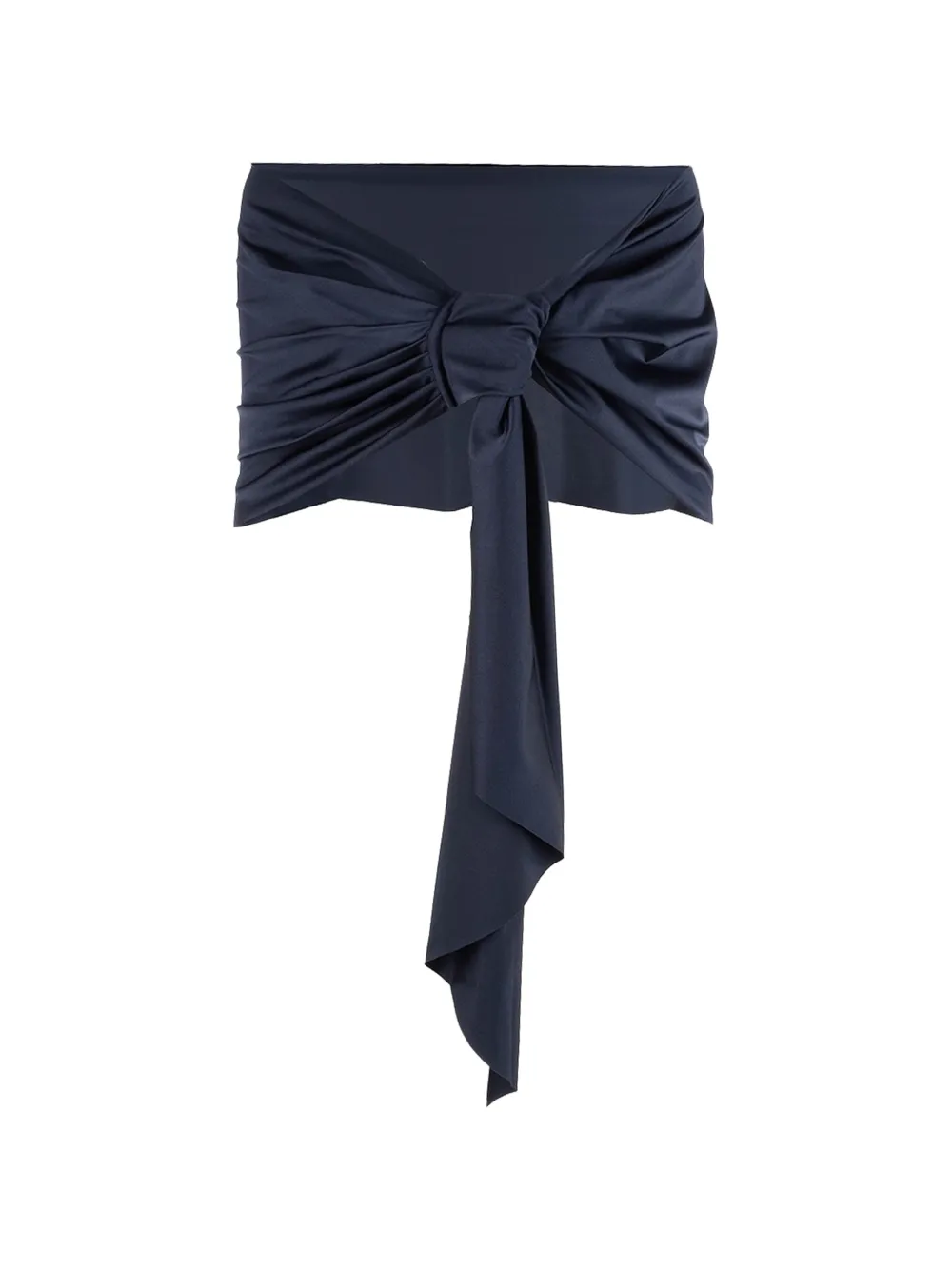 CHIARA BONI La Petite Robe Eva knot stole - Blu