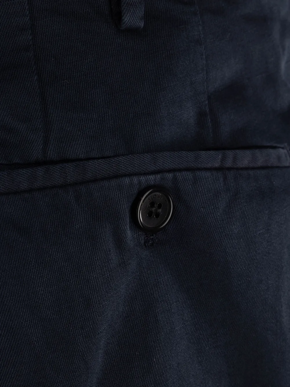 Incotex Broek met knopen Blauw