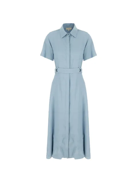 Antonelli short-sleeved belted dress