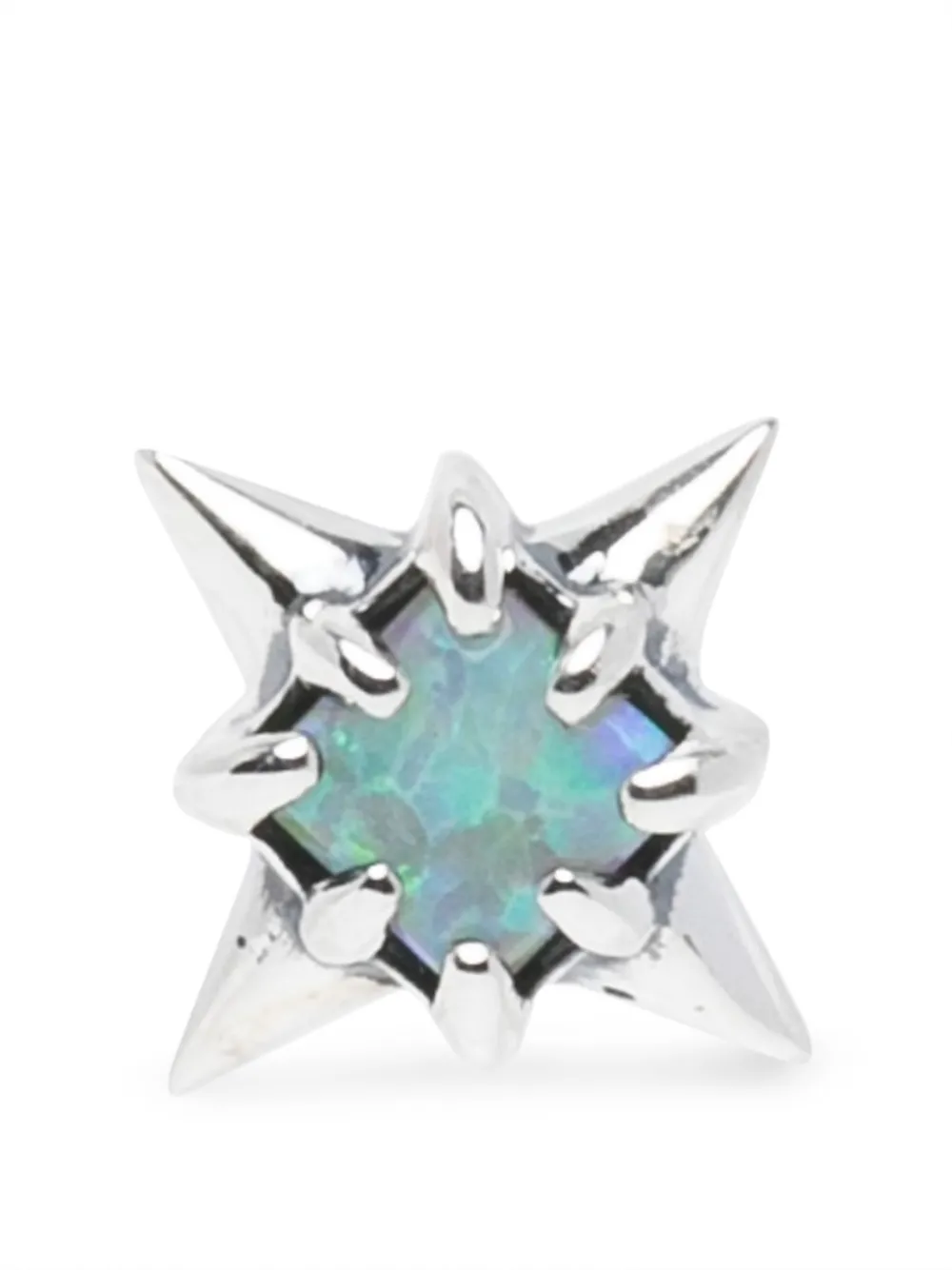 Stolen Girlfriends Club Gothic Star earrings - Argento