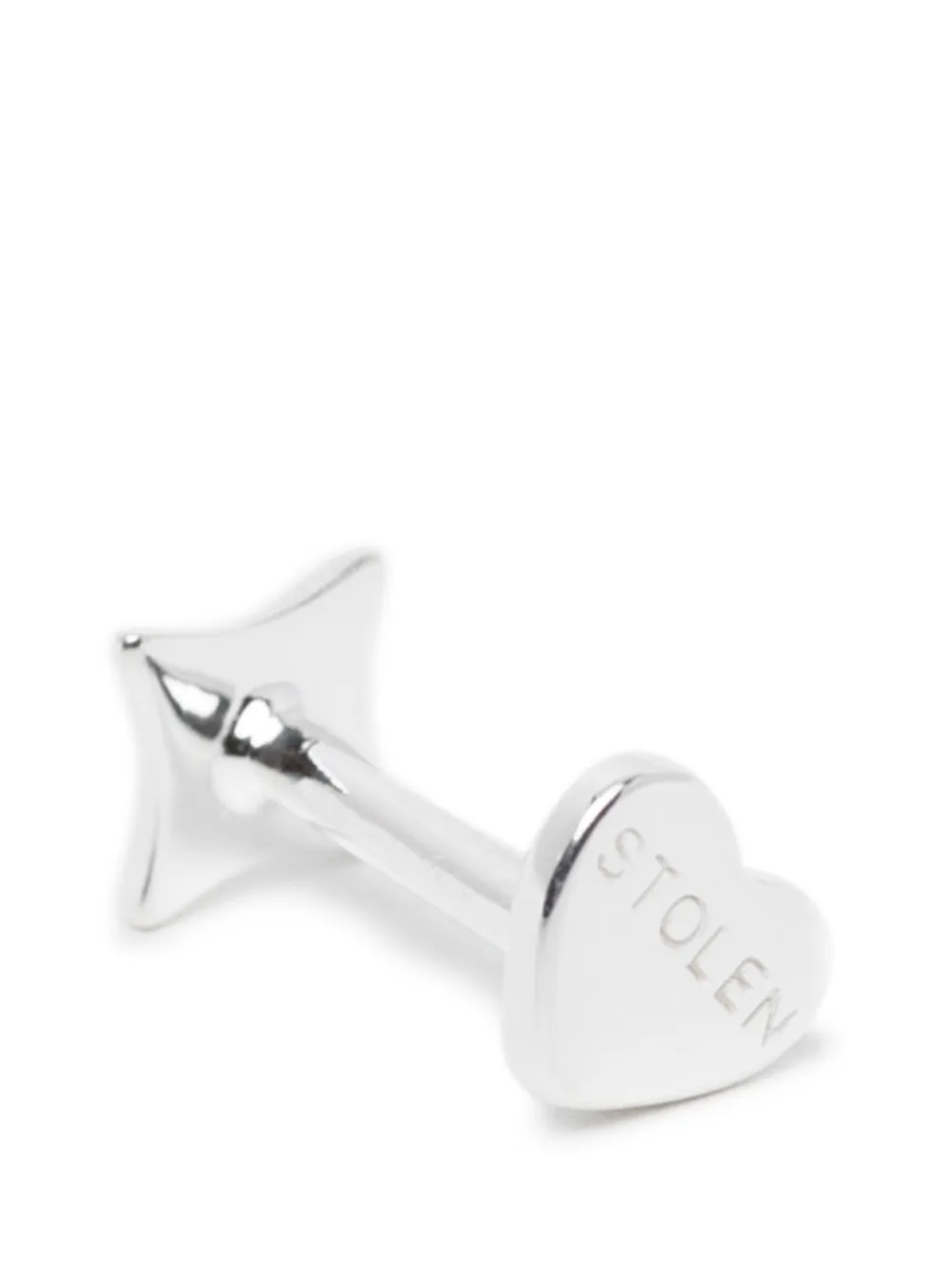 Stolen Girlfriends Club Stolen Heart earrings - Argento