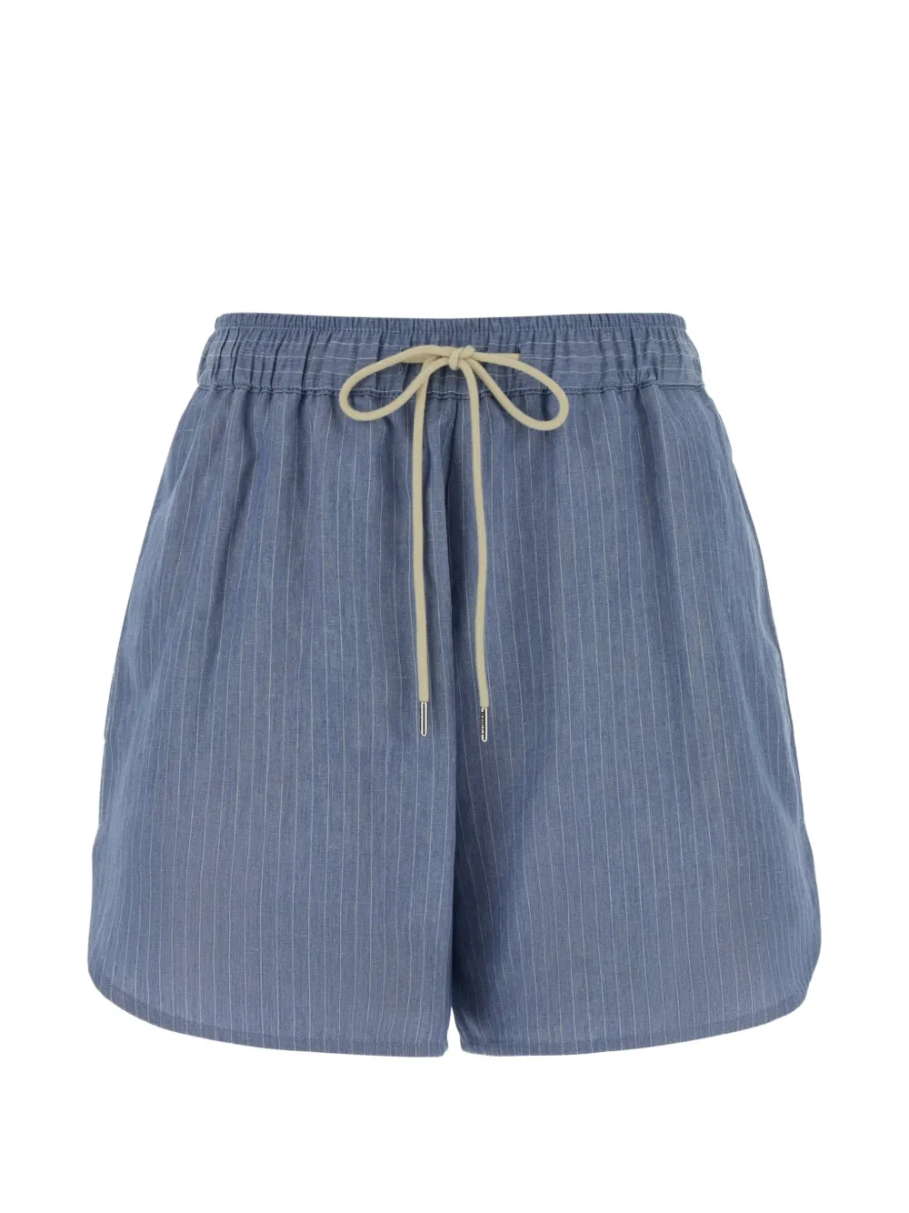Jacob Cohën elastic-waist striped shorts - Blue