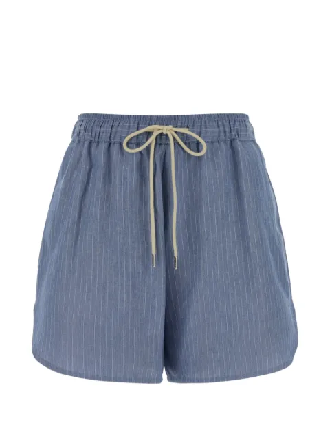 Jacob Cohën elastic-waist striped shorts