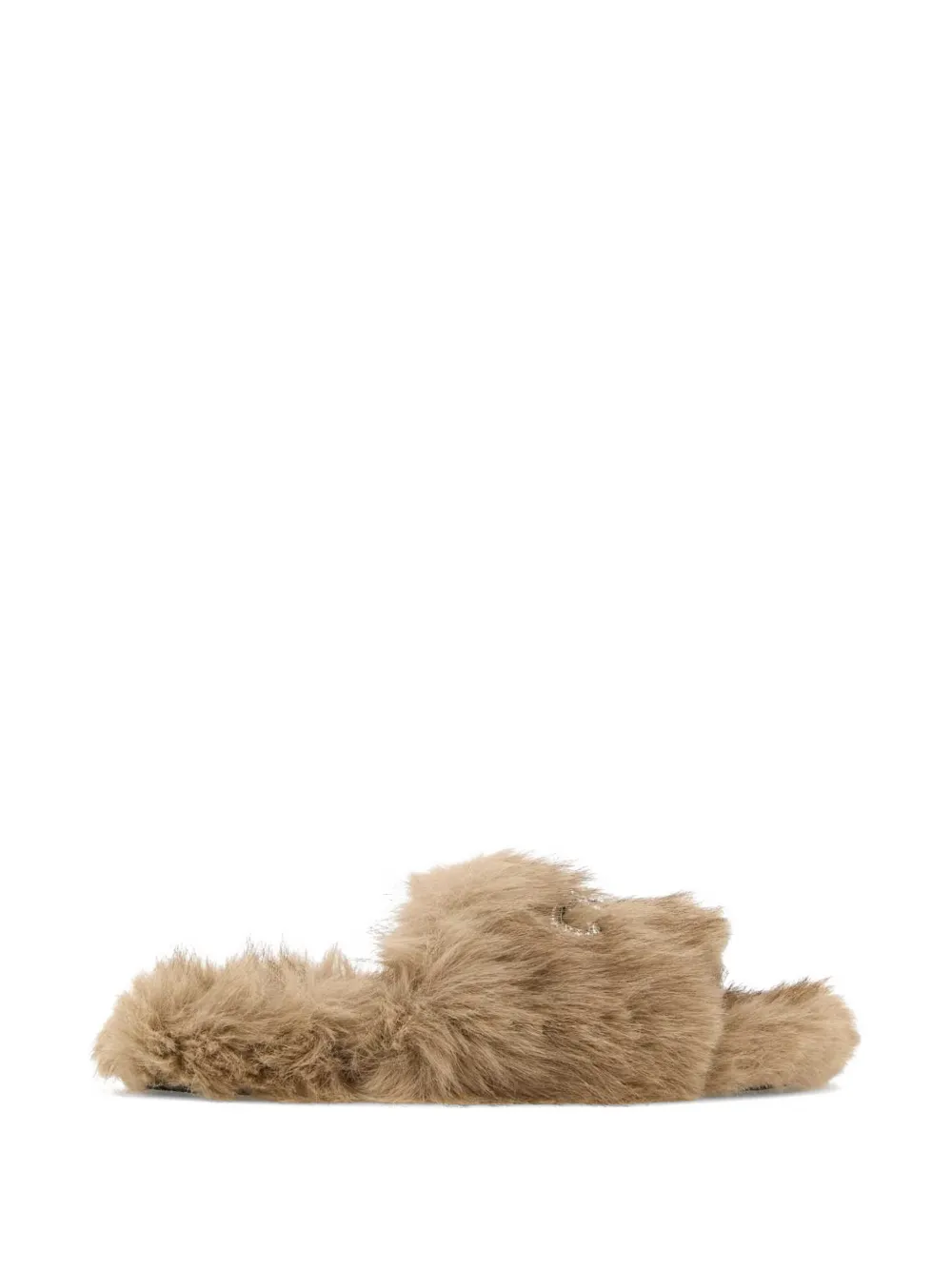 Balenciaga Furry slippers - Toni neutri