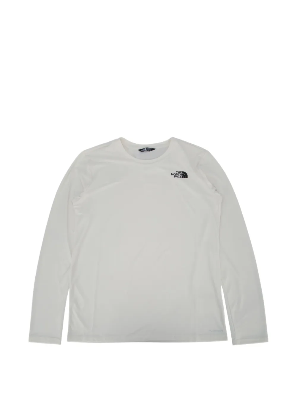 The North Face Kids logo-print long-sleeve top - Bianco