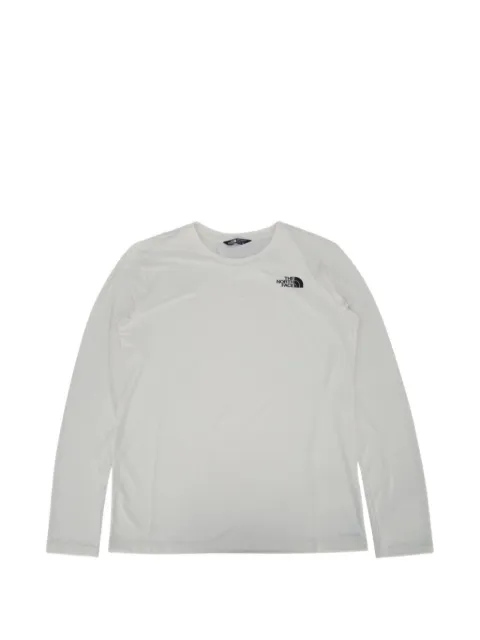 The North Face Kids logo-print long-sleeve top