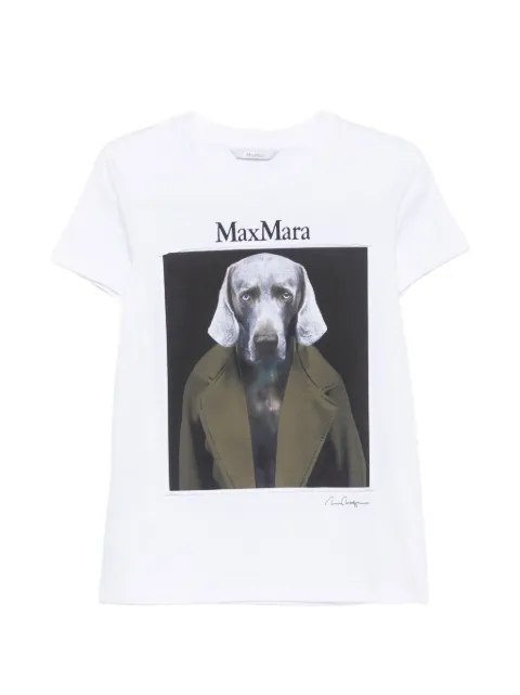 Max Mara Calca print-detail short-sleeve T-shirt
