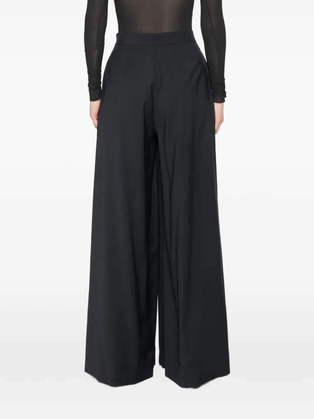 Max Mara Tiglio palazzo broek met plooien Blauw
