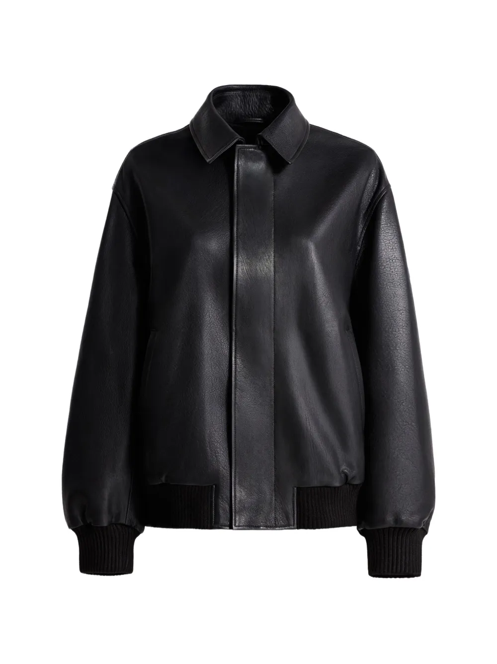 Nour Hammour Toyen leather jacket - Nero