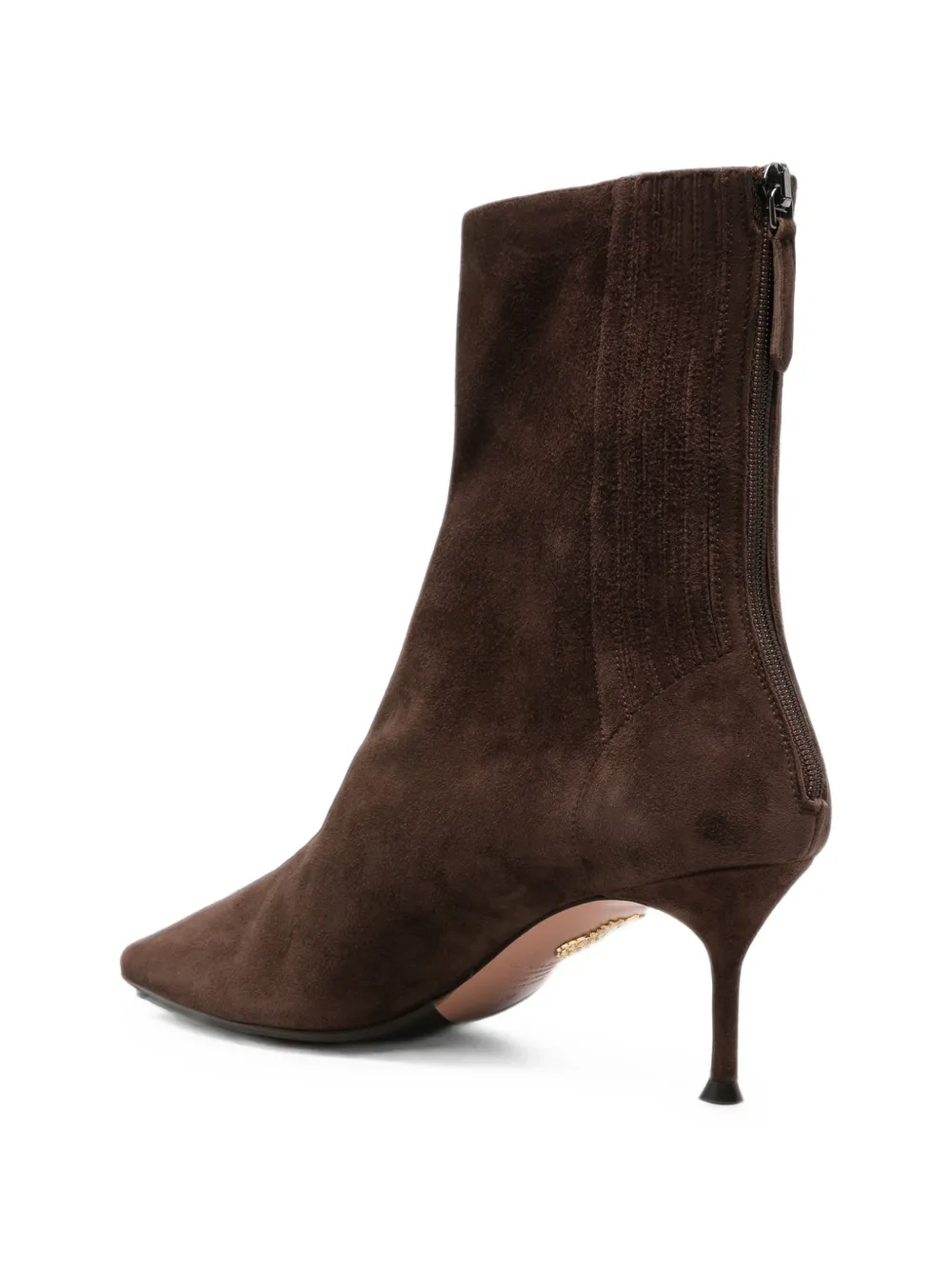 Aquazzura Saint Honoré suede ankle boots Bruin