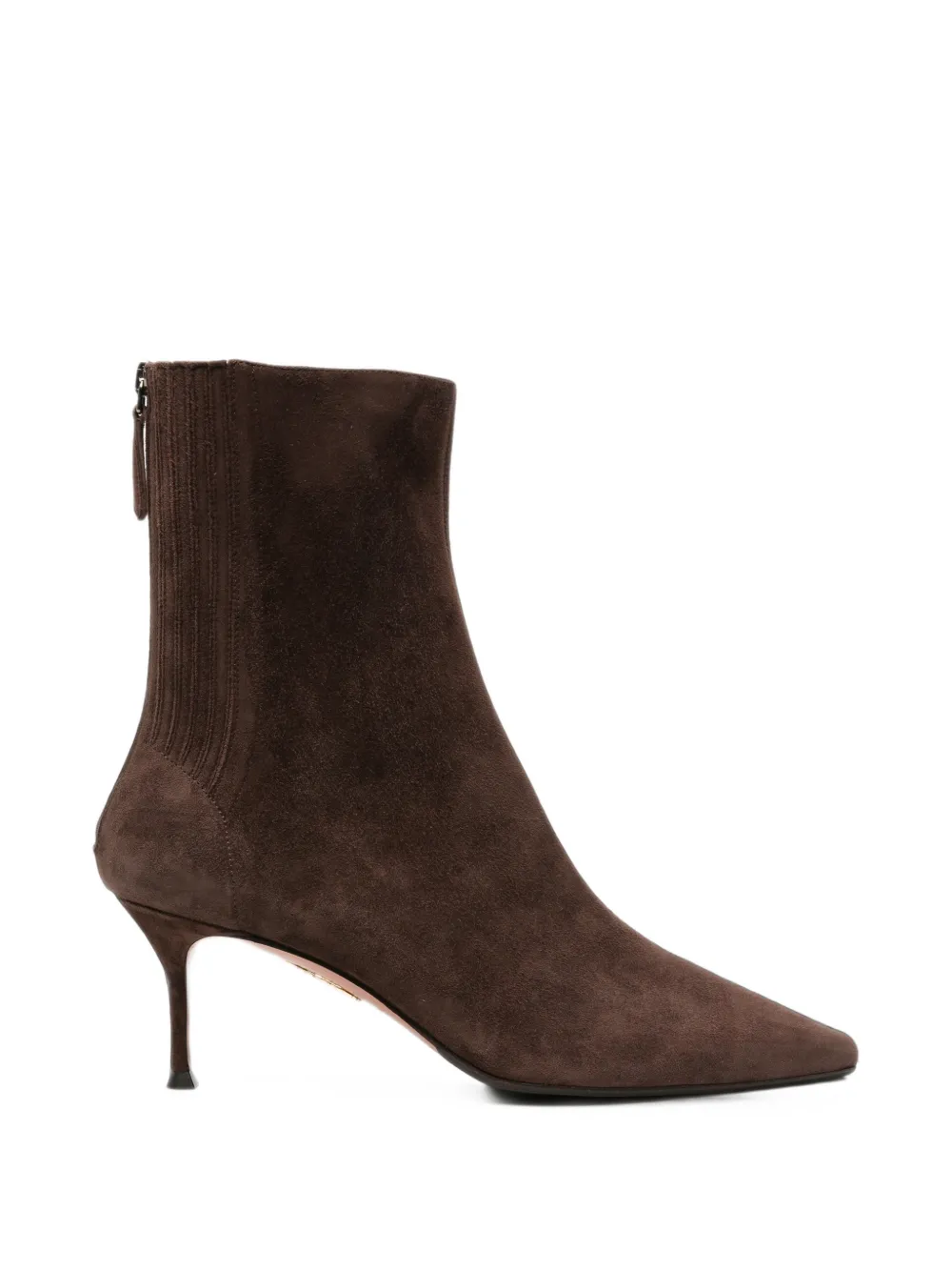 Aquazzura Saint Honoré suede ankle boots Bruin