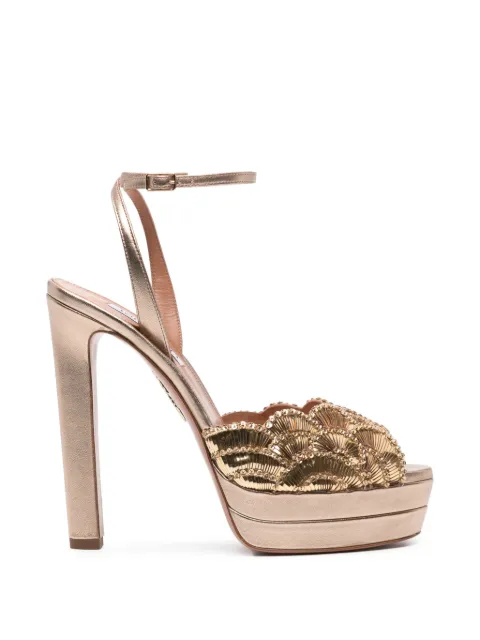 Aquazzura Ce Soir sandals plateau 130