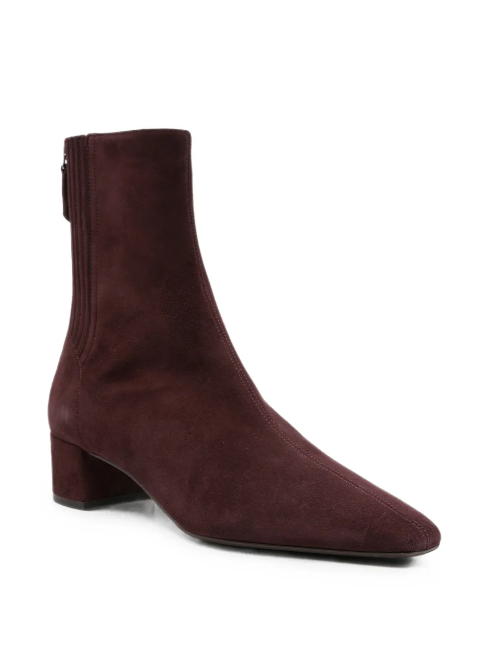 Aquazzura Saint Honoré suede ankle boots Rood