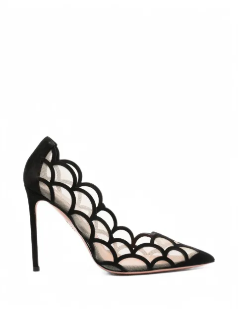 Aquazzura Aira mesh pumps