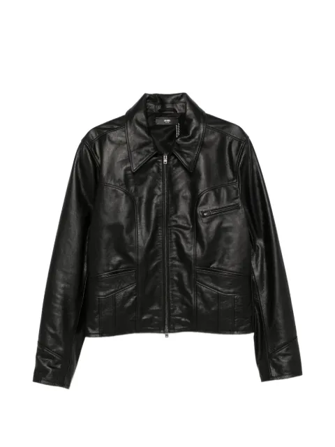 AMIRI hip-pocket leather jacket