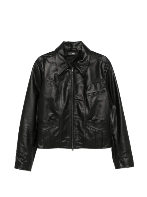 AMIRI hip-pocket leather jacket