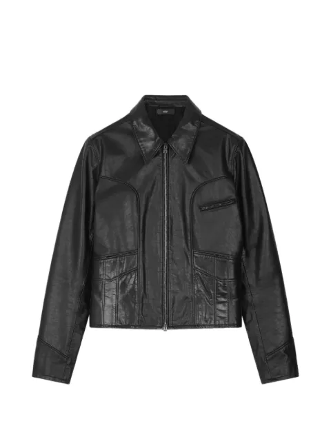 AMIRI hip-pocket leather jacket