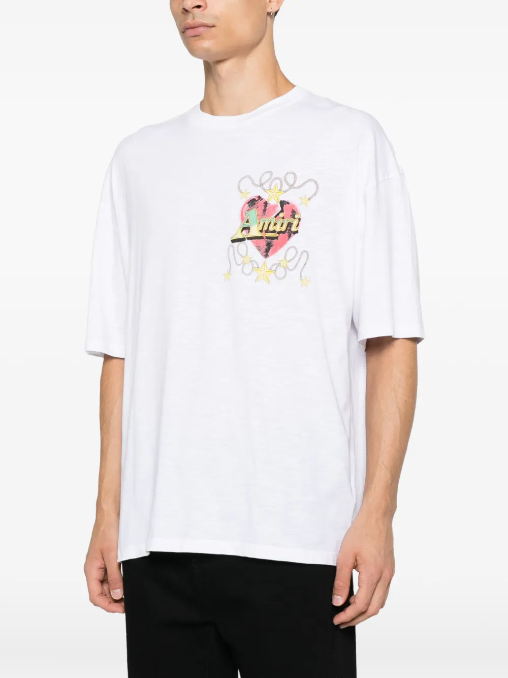 AMIRI Trui met raglan mouwen en geborduurd logo Blauw